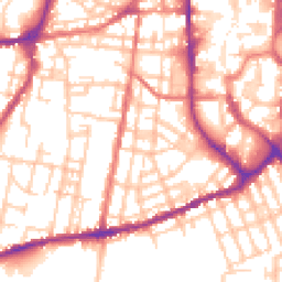 Daytime road noise heatmap for SK11 6QD