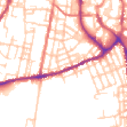 Daytime road noise heatmap for SK11 6RX