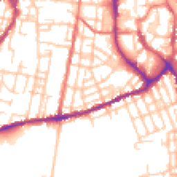 Daytime road noise heatmap for SK11 6RZ