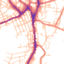 Daytime road noise heatmap for SK11 6TE