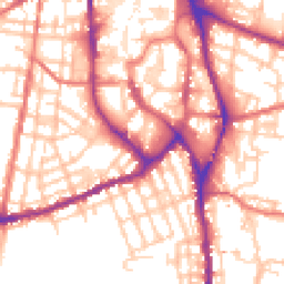 Daytime road noise heatmap for SK11 6TJ