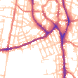 Daytime road noise heatmap for SK11 6UA