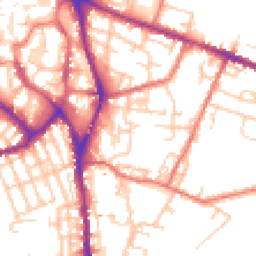 Daytime road noise heatmap for SK11 7AR
