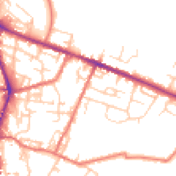 Daytime road noise heatmap for SK11 7BZ