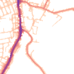 Daytime road noise heatmap for SK11 7JU