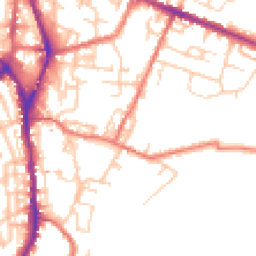 Daytime road noise heatmap for SK11 7LG