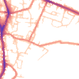 Daytime road noise heatmap for SK11 7LW