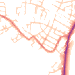 Daytime road noise heatmap for SK11 7TH