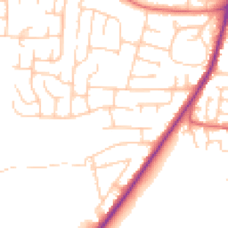 Daytime road noise heatmap for SK11 7UU