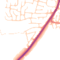 Daytime road noise heatmap for SK11 7UX