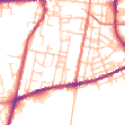 Daytime road noise heatmap for SK11 8EU