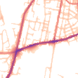 Daytime road noise heatmap for SK11 8HQ