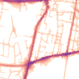 Daytime road noise heatmap for SK11 8JL