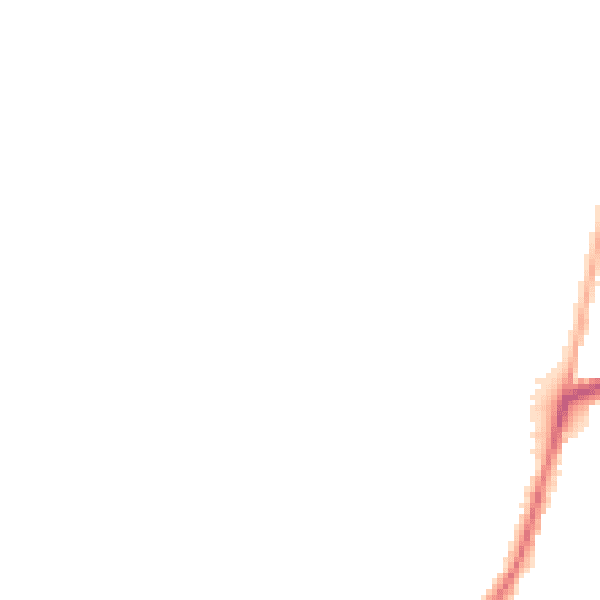 Night-time road noise heatmap for SK11 8LY