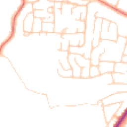 Daytime road noise heatmap for SK11 8XB