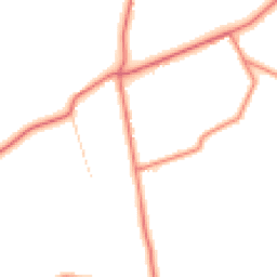 Daytime road noise heatmap for SK11 9BN
