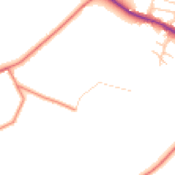 Daytime road noise heatmap for SK11 9BQ