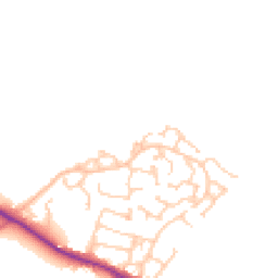 Daytime road noise heatmap for SK11 9BT