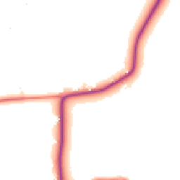 Daytime road noise heatmap for SK11 9DP