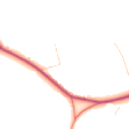 Daytime road noise heatmap for SK11 9DY