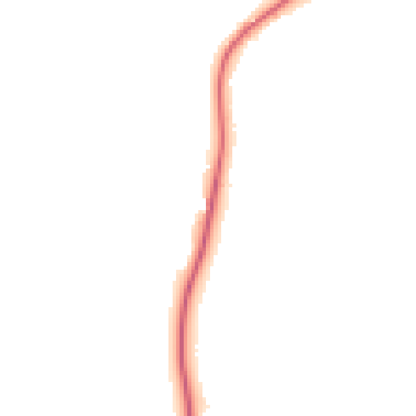 Night-time road noise heatmap for SK11 9ET