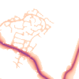 Daytime road noise heatmap for SK11 9GF
