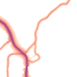 Daytime road noise heatmap for SK11 9HD