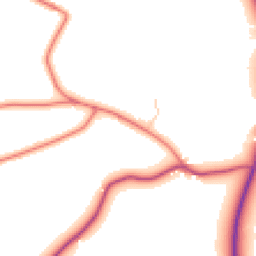 Daytime road noise heatmap for SK11 9LF