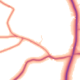 Daytime road noise heatmap for SK11 9LG