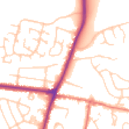 Daytime road noise heatmap for SK12 1AF