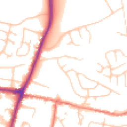 Daytime road noise heatmap for SK12 1AN