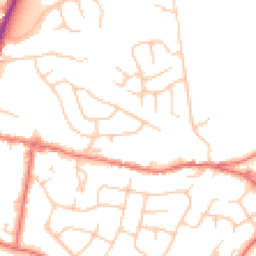 Daytime road noise heatmap for SK12 1AT