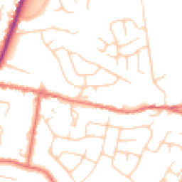 Daytime road noise heatmap for SK12 1AU