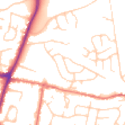 Daytime road noise heatmap for SK12 1AW