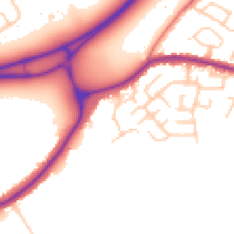 Daytime road noise heatmap for SK12 1BD