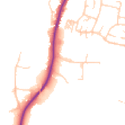 Daytime road noise heatmap for SK12 1BF