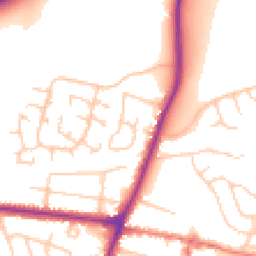 Daytime road noise heatmap for SK12 1BH