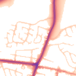Daytime road noise heatmap for SK12 1BQ