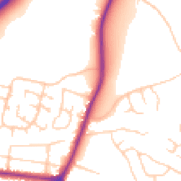 Daytime road noise heatmap for SK12 1BW