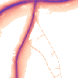 Daytime road noise heatmap for SK12 1DB