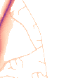 Daytime road noise heatmap for SK12 1DH