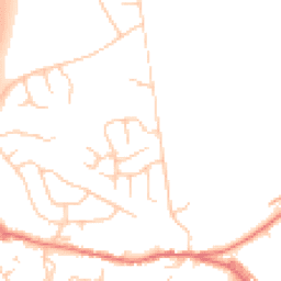 Daytime road noise heatmap for SK12 1DJ