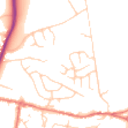 Daytime road noise heatmap for SK12 1FB