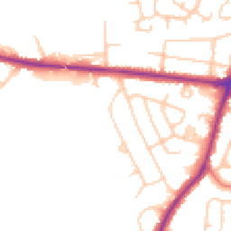 Daytime road noise heatmap for SK12 1HZ