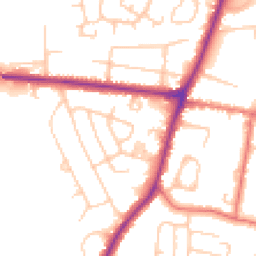 Daytime road noise heatmap for SK12 1JN