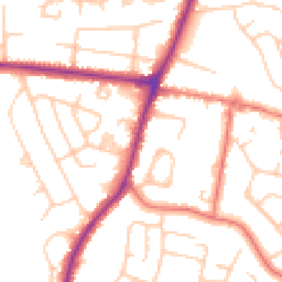Daytime road noise heatmap for SK12 1LA