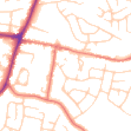 Daytime road noise heatmap for SK12 1PH