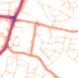 Daytime road noise heatmap for SK12 1PN