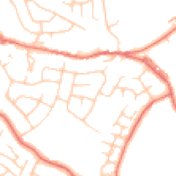 Daytime road noise heatmap for SK12 1PY