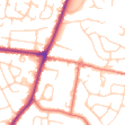 Daytime road noise heatmap for SK12 1RE